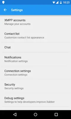 Xabber android App screenshot 1